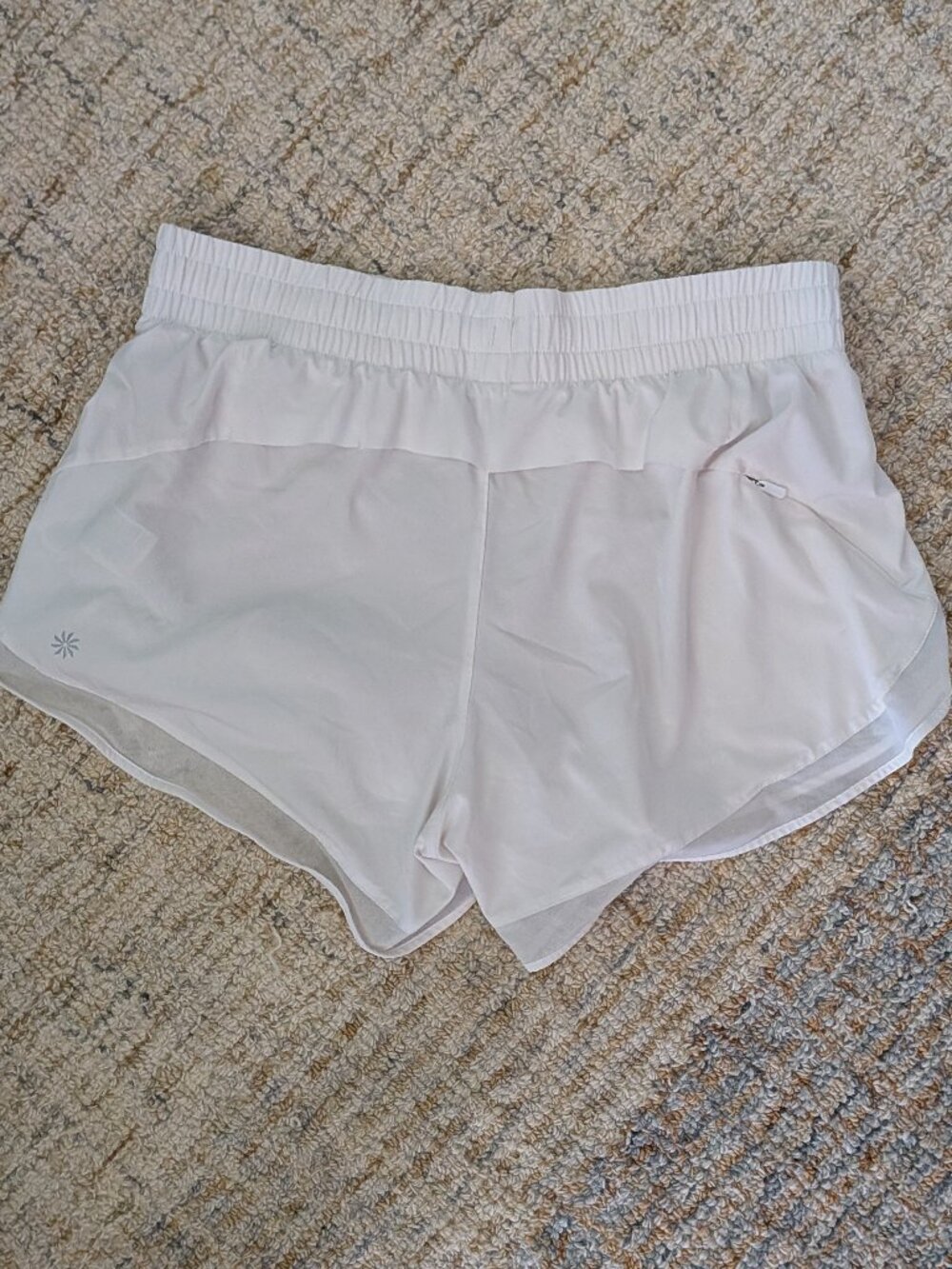 Mesh Racer Run Mid Rise 4" Short - S - Picture 7 of 7